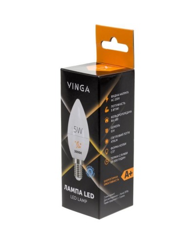 Лампочка Vinga VL-C37E14-53L