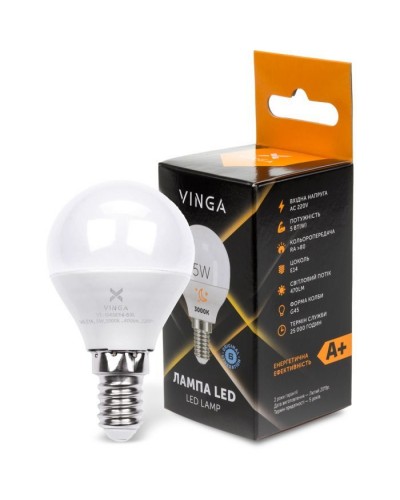 Лампочка Vinga VL-G45E14-53L