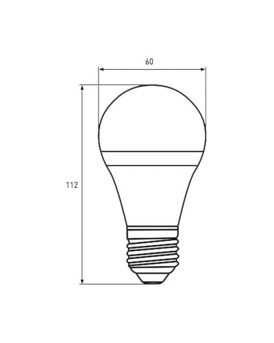 Лампочка Eurolamp E27 (MLP-LED-A60-10272(E))