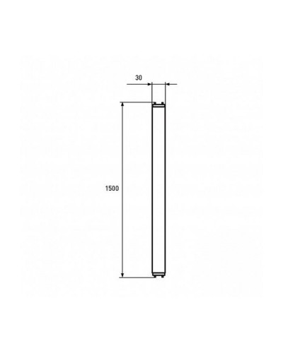 Лампочка Eurolamp G13 (LED-T8-24W/4000(скло))