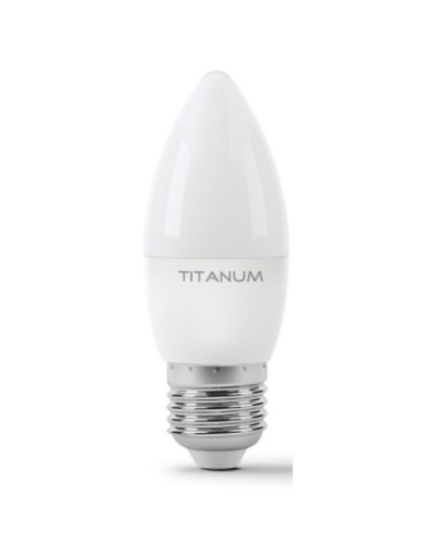 Лампочка TITANUM C37 6W E27 4100K 220V (TLС3706274)