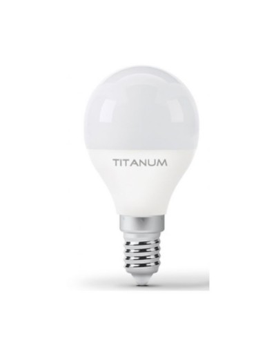 Лампочка TITANUM G45 6W E14 4100K 220V (TLG4506144)