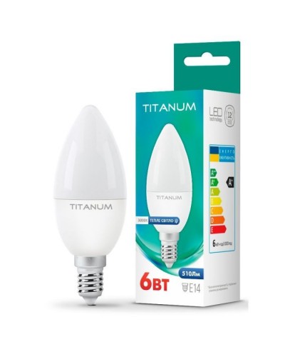Лампочка TITANUM Filament C37 4W E14 4100K (TLFC3704144)