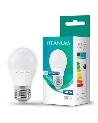Лампочка TITANUM Filament G45 4W E27 4100K (TLFG4504274)