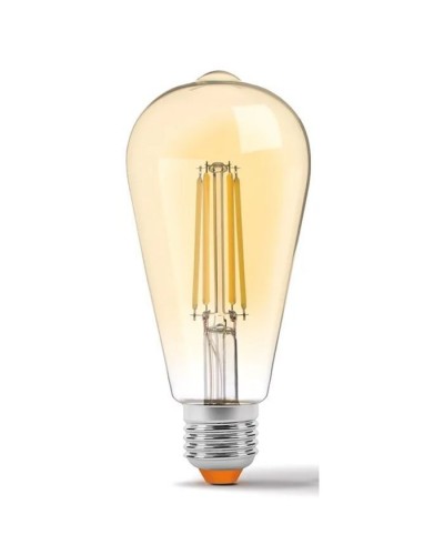 Лампочка TITANUM Filament ST64 6W E27 2200K бронза (TLFST6406272A)