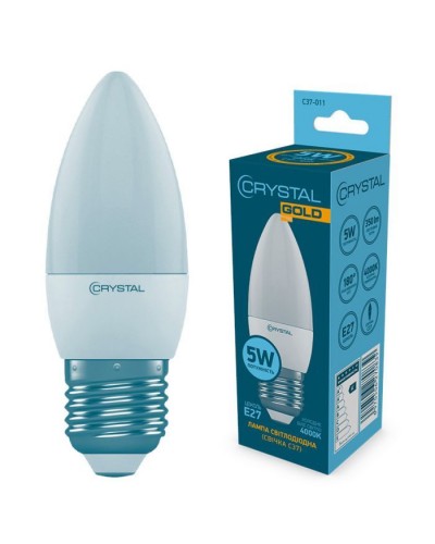 Лампочка CRYSTAL C37 5W PA Е27 4000K (C37-011)