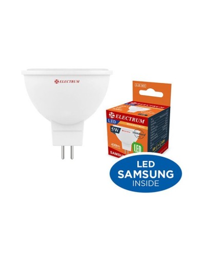 Лампочка Electrum MR16 5W PA LR-10 GU5.3 3000K (A-LR-1432)