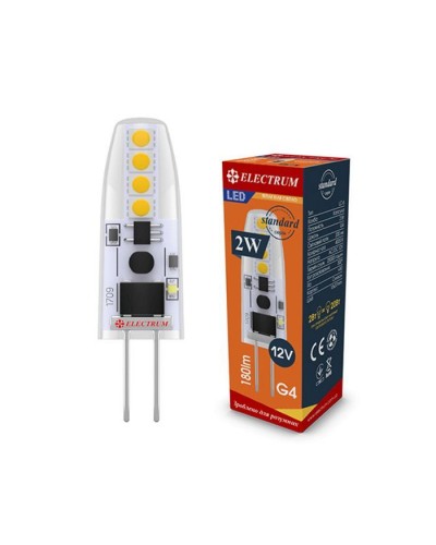 Лампочка Electrum 2W Si LC- 6 G4 3000K (A-LC-0907)
