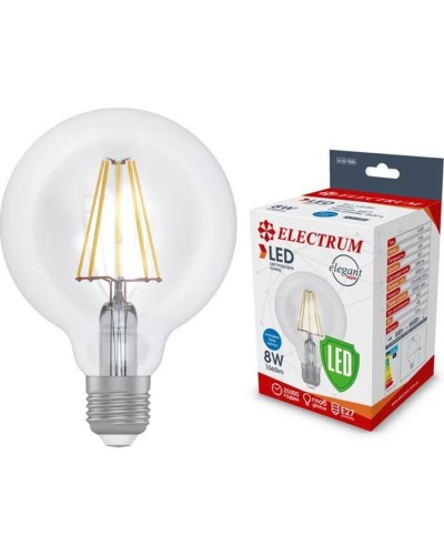 Лампочка Electrum D95 8W GL LG- 6F Е27 4000К (A-LG-1426)