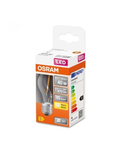 Лампочка Osram LED CL P40 4W/827 230V FIL E27 (4058075435162)