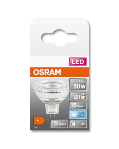 Лампочка Osram LED MR16 50 36 8W/840 12V GU5.3 (4058075433786)