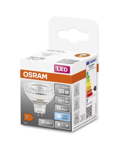 Лампочка Osram LED MR16 50 36 8W/840 12V GU5.3 (4058075433786)