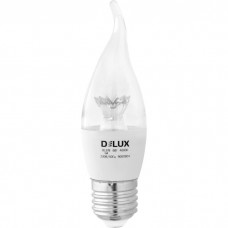 Лампочка Delux BL37B 6 Вт tail 4000K 220В E27 crystal 3шт (90016739)
