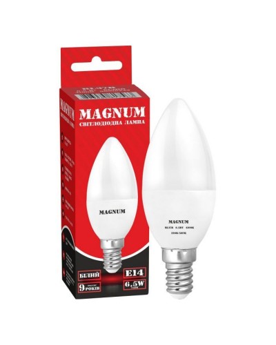 Лампочка MAGNUM BL37B 6,5Вт 4100K 220В E27 (90021249)