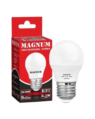 Лампочка MAGNUM BL50P 6,5Вт 4100K 220В E27 (90020572)