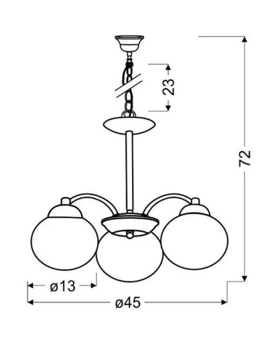 Люстра Candellux TOBAGO (33-25456)
