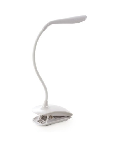 Настільна лампа ColorWay LED Flexible & Clip with built-in accumulator 500mAh (CW-DL04FCB-W)