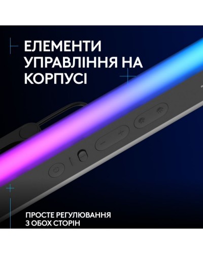 Настільна лампа Logitech Litra Beam Premium LED Streaming Key Light with TrueSoft (L946-000020)
