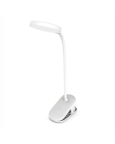 Настільна лампа ColorWay Flexible & Clip 2, 3.5W, battery 1800 mAh (CW-DL10FCB-W)