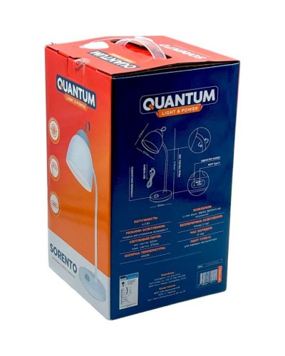 Настільна лампа Quantum SORENTO LED з USB (QM-TL1020)