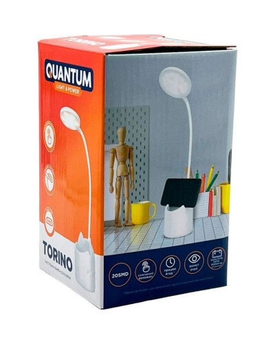Настільна лампа Quantum TORINO LED з USB (QM-TL1010)