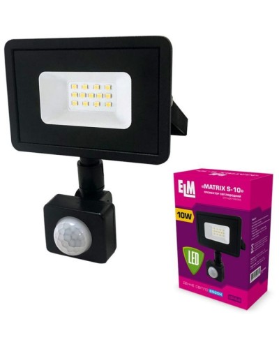 Прожектор ELM MATRIX S- 10-41 6500 з датчиком (26-0034)