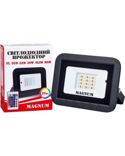 Прожектор MAGNUM FL ECO LED 20Вт slim_RGB IP65 (90018140)