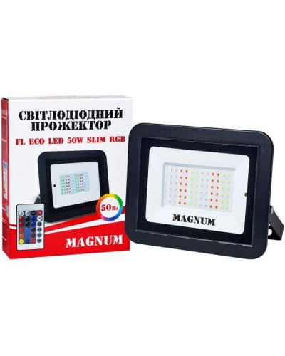 Прожектор MAGNUM FL ECO LED 50Вт slim RGB IP65 (90018141)