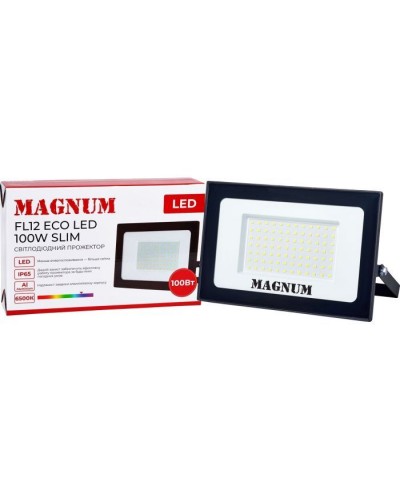 Прожектор MAGNUM FL12 ECO LED 100Вт slim 6500К IP65 (90018087)