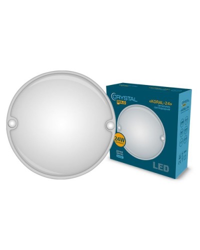 Світильник CRYSTAL KORAL- 24W 6500K ip54 (DNL-033)