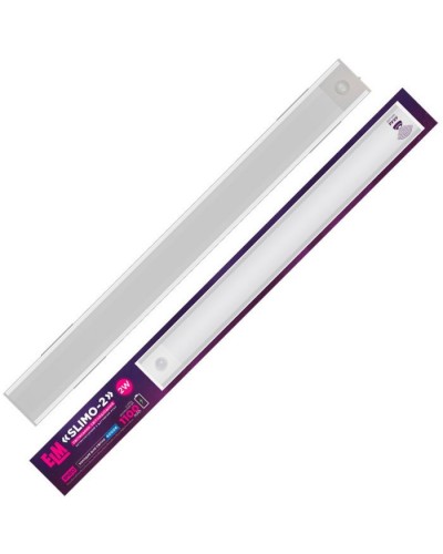 Світильник ELM Slimo -2W 4000К акумуляторний з датчиком (26-0126)