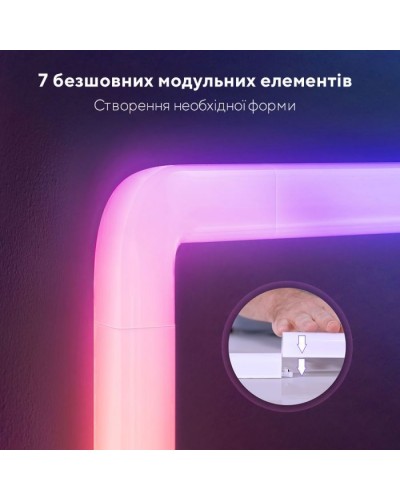 Світильник Govee H6062 Glide RGBIC Wall Light (6+1) RGB (B6062301)