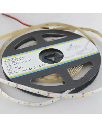 Світлодіодна стрічка LED-STIL 3000K 4,8 Вт/м 2835 60 діодів IP65 12 Вольт 400 lm (DFN2835-60A3-IP65)