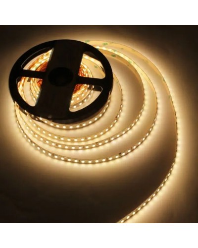 Світлодіодна стрічка LED-STIL 3000K 6 Вт/м 2835 128 діодів IP33 24 Вольта 850 lm тепле світло (DFP2835-128A3-IP33-24V)