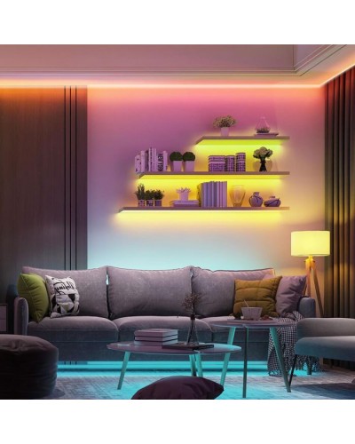 Світлодіодна стрічка Govee RGB Smart Wi-Fi + Bluetooth LED Strip Lights 10м Білий (H61103A1)