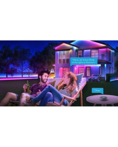 Світлодіодна стрічка Govee Phantasy Outdoor LED RGBIC Strip Lights 10м Білий (H61723D1)