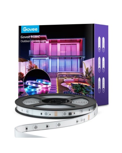 Світлодіодна стрічка Govee Phantasy Outdoor LED RGBIC Strip Lights 10м Білий (H61723D1)