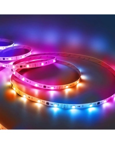 Світлодіодна стрічка Govee RGBIC Basic Wi-Fi + Bluetooth LED Strip Light With Protective Coating 5м Білий (H619A3D1)