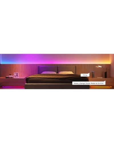 Світлодіодна стрічка Govee RGBIC Basic Wi-Fi + Bluetooth LED Strip Light With Protective Coating 10м Білий (H619C3D1)