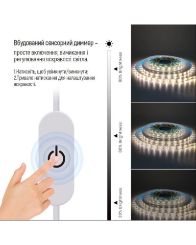 Світлодіодна стрічка ColorWay LED  3м з живленням від USB (CW-LD03)
